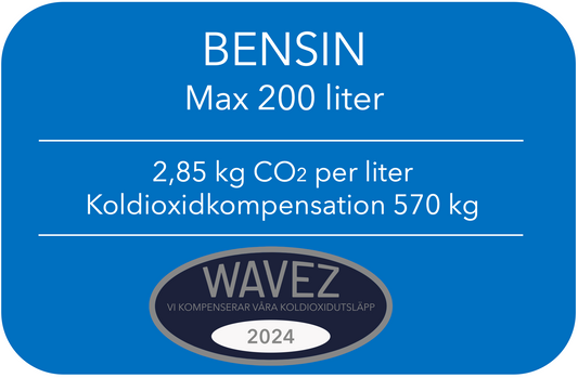 Koldioxidkompensation Bensin 200 Liter
